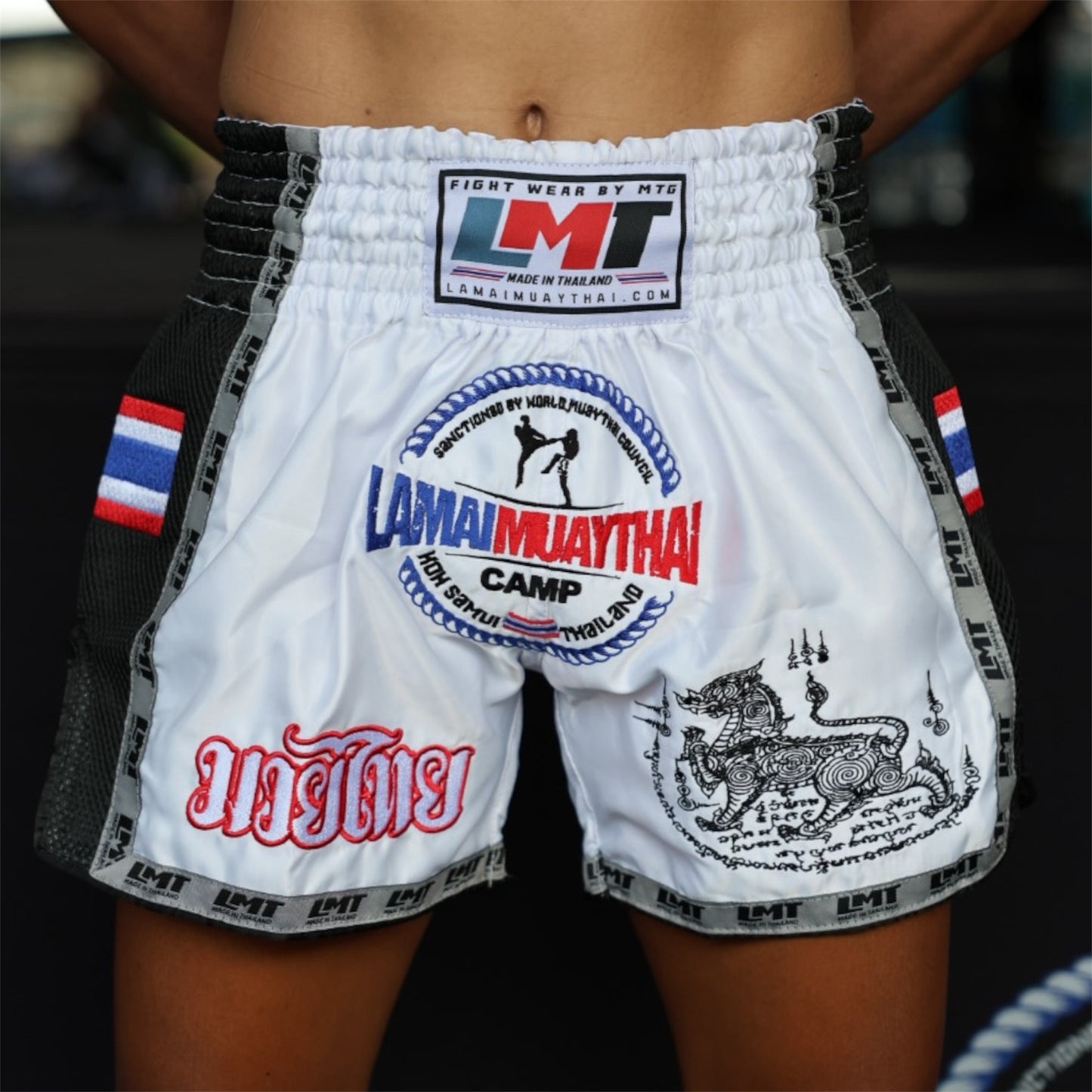 LMT SakYant MT Shorts (White)